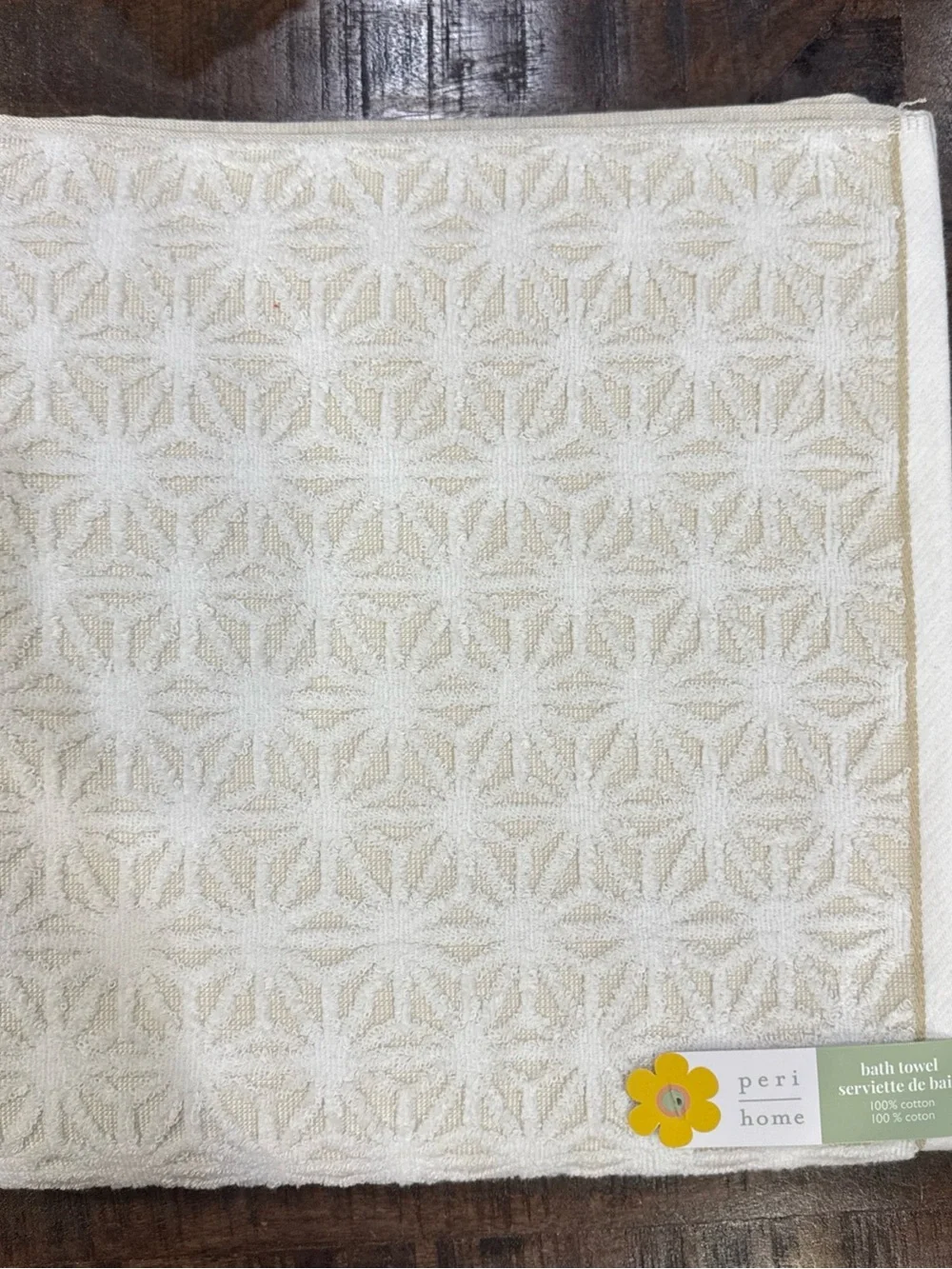 Peri Home 6 Pc Set Saromi Linen Color:2 Bath 2 Hand 2 Tip Towels 100% Cotton NWT